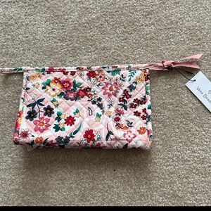 NWT Vera Bradley Trapeze Cosmetic Bag in Prairie Paisley
